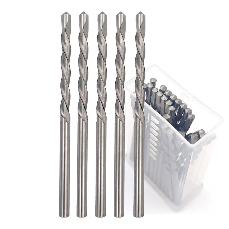 JFOGO 25 Pieces Drywall Cutting Tools 1/8 Inch Guide Point Cutting Bits,HSS65 Drill Bits, Cutting Drywall, Used for with Spiral Saw and Power Tools - Image 1
